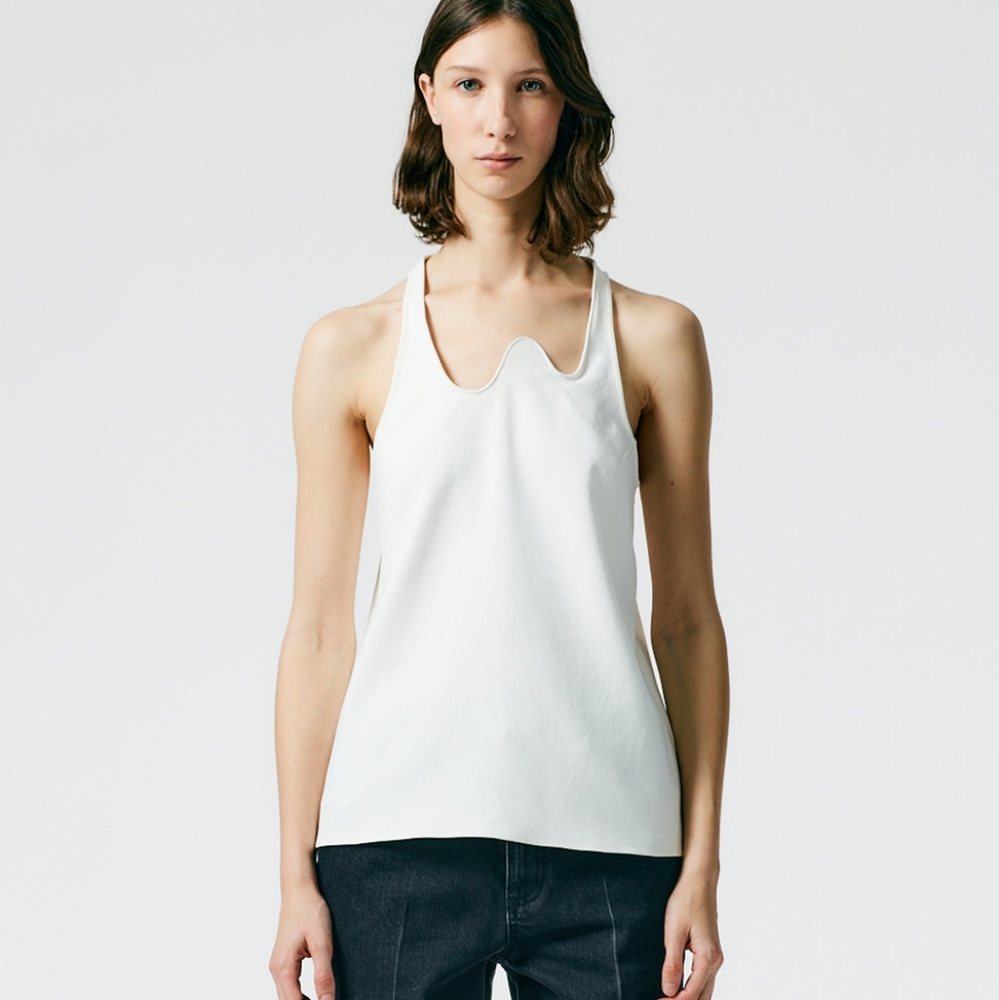 Tibi chalky drape Squiqqle tank